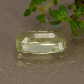 Chrysobéryl Jaune verdâtre naturelle Coupe coussin, 1.31 ct, VVS-VS