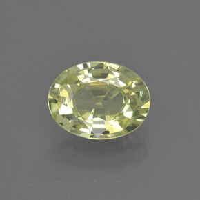 Chrysobéryl Vert Doré naturelle Coupe ovale, 1.48 ct, VVS