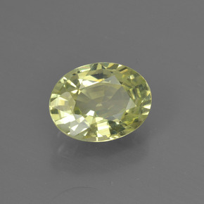 Chrysobéryl Vert Doré naturelle Coupe ovale, 1.48 ct, VVS