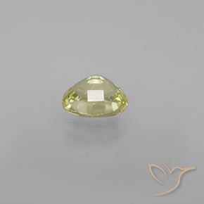 Chrysobéryl Jaune moyen naturelle ovale, 1.06 ct, VVS