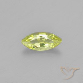 1.26ct Naturel Jaune citron Chrysobéryl, Marquise, VVS
