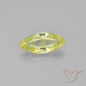 1.46ct Naturel Jaune moyen Chrysobéryl, Marquise, VVS-VS