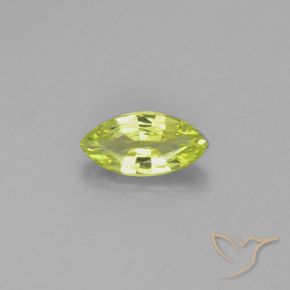 1.01ct Naturel Jaune moyen Chrysobéryl, Marquise, VVS