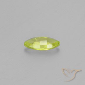 Chrysobéryl Jaune moyen naturelle Marquise, 1.01 ct, VVS