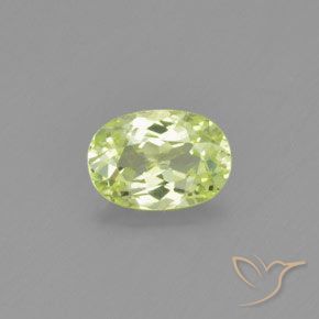 1.07ct Naturel Jaune citron léger Chrysobéryl, ovale, VVS-VS