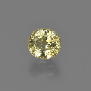 Chrysobéryl vert naturelle coupe ovale, 1,06 ct, VVS-VS