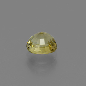 Chrysobéryl vert naturelle coupe ovale, 1,06 ct, VVS-VS