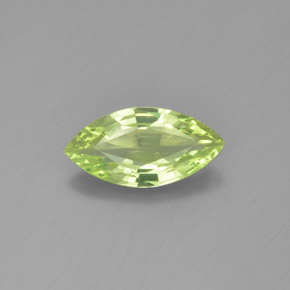 Chrysobéryl vert naturelle marquise, 1,13 ct, VVS-VS