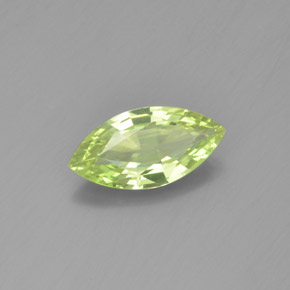 Chrysobéryl vert naturelle marquise, 1,13 ct, VVS-VS