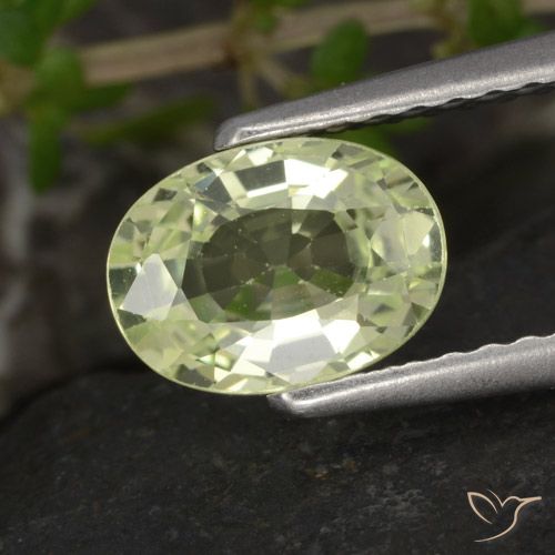 1.17ct Naturel Vert clair Chrysobéryl, ovale, VVS-VS