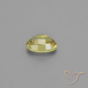 Chrysobéryl Jaune moyen-léger naturelle ovale, 1.01 ct, VVS-VS
