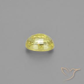 Chrysobéryl Jaune clair naturelle ovale, 1.15 ct, VVS-VS