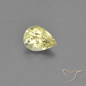 1.31ct Naturel Jaune pâle Chrysobéryl, En forme de poire, VVS
