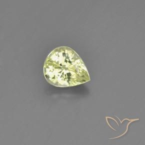 1.13ct Naturel Jaune citron Chrysobéryl, En forme de poire, VVS