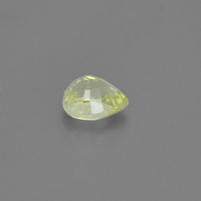 Chrysobéryl Vert Doré naturelle En forme de poire, 1.28 ct, VVS-VS