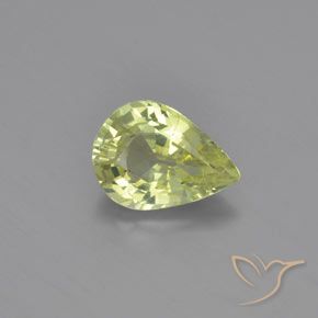 1.02ct Naturel Vert chaud et terreux Chrysobéryl, En forme de poire, VVS