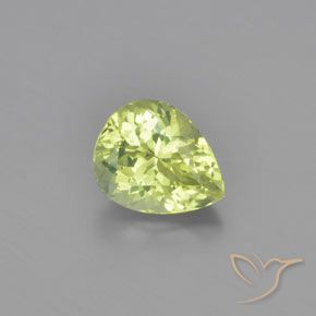 1.12ct Naturel Jaune clair Chrysobéryl, En forme de poire, VVS