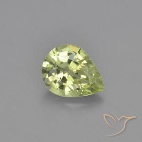 1.15ct Naturel Vert chaud et terreux Chrysobéryl, En forme de poire, VVS