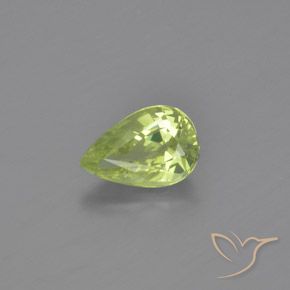 1.08ct Naturel Vert clair Chrysobéryl, En forme de poire, VVS-VS