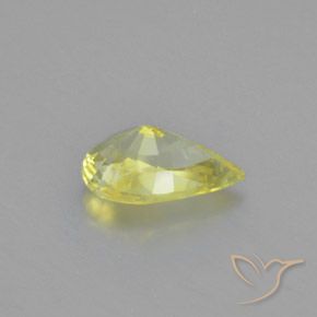 Chrysobéryl Jaune citron naturelle En forme de poire, 1.15 ct, VVS
