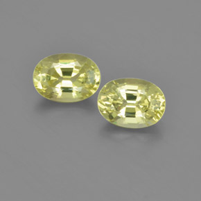 Achetez naturel 2.07ct Jaune citron Chrysobéryl gems, Coupe ovale, En provenance Sri Lanka chez GemSelect. En stock, livraison internationale!