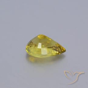 Chrysobéryl Jaune Dijon naturelle En forme de poire, 1.03 ct, VVS