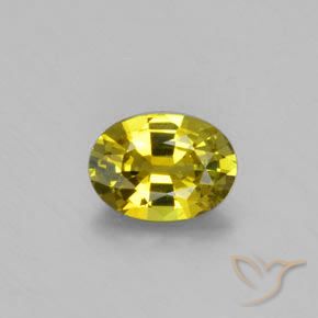 1.01ct Naturel Jaune clair Chrysobéryl, ovale, VVS-VS
