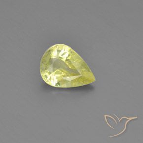 1.31ct Naturel Jaune moyen Chrysobéryl, En forme de poire, VS