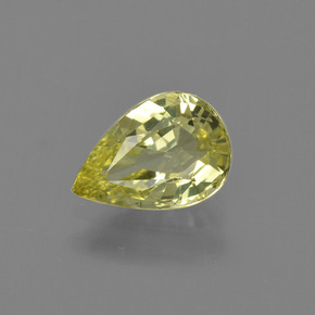 Chrysobéryl Jaune moyen naturelle En forme de poire, 1.31 ct, VS-SI