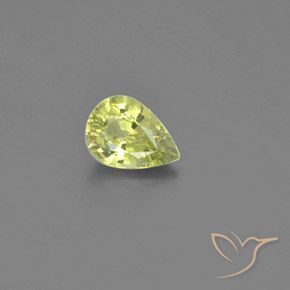 0.82ct Naturel Jaune moyen Chrysobéryl, En forme de poire, VS