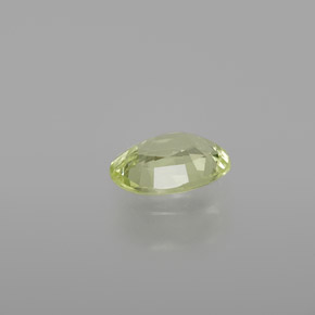 Chrysobéryl vert naturelle coupe ovale, 1,03 ct, VVS-VS