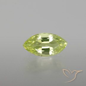 0.97ct Naturel Jaune citron léger Chrysobéryl, Marquise, VVS-VS