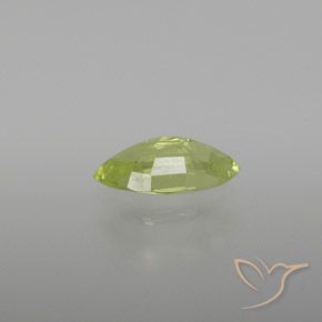 Chrysobéryl Jaune citron léger naturelle Marquise, 0.97 ct, VVS-VS