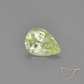 0.96ct Naturel Jaune clair Chrysobéryl, En forme de poire, VVS