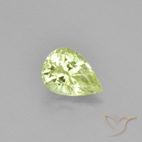 1.11ct Naturel Jaune citron léger Chrysobéryl, En forme de poire, VVS