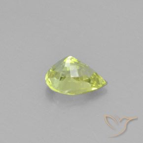 Chrysobéryl Jaune clair naturelle En forme de poire, 1.07 ct, VVS