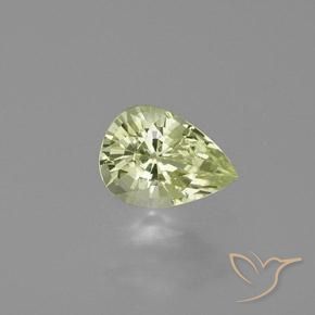 0.98ct Naturel Jaune moyen Chrysobéryl, En forme de poire, VVS
