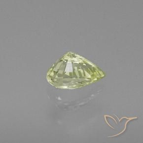 Chrysobéryl Jaune moyen naturelle En forme de poire, 0.98 ct, VVS