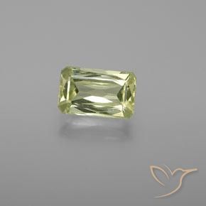 1.44ct Naturel Vert clair Chrysobéryl, Taille émeraude, VS