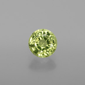 Chrysobéryl vert naturelle coupe roude, 1,03 ct, VS