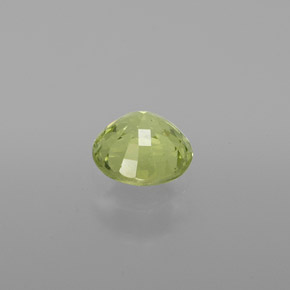 Chrysobéryl vert naturelle coupe roude, 1,03 ct, VS
