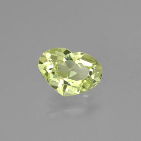 Chrysobéryl Vert Doré naturelle Forme de coeur, 1.35 ct, VVS