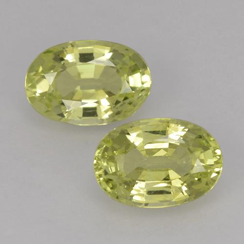 Achetez naturel 1.26ct Jaune verdâtre Chrysobéryl gems, Coupe ovale, En provenance Sri Lanka chez GemSelect. En stock, livraison internationale!