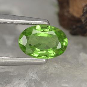 Chrysobéryl vert naturelle coupe ovale, 0,51 ct, VVS-VS