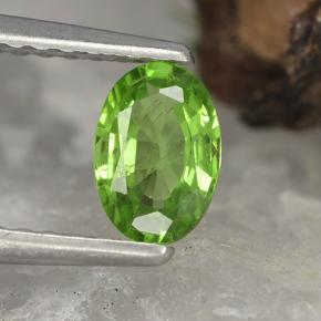 Chrysobéryl vert naturelle coupe ovale, 0,51 ct, VVS-VS