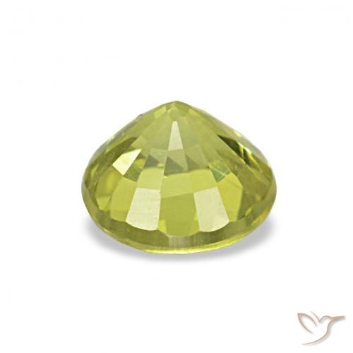 Chrysobéryl Jaune moyen naturelle Tour, 0.61 ct, VVS-VS