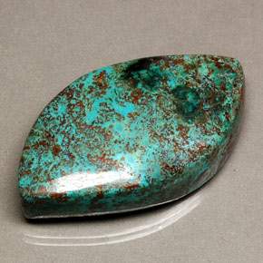 Chrysocolle multicolore naturelle forme fantaisie, 32,04 ct, opaque