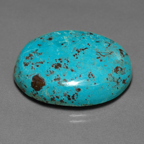 Chrysocolle Multicolore naturelle Coupe ovale, 28.14 ct, Opaque