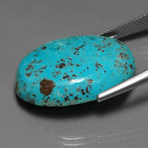 Chrysocolle Multicolore naturelle Coupe ovale, 28.14 ct, Opaque