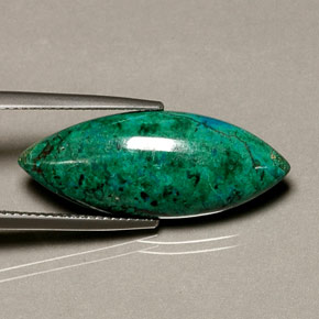 Chrysocolle Multicolore naturelle Marquise, 13.00 ct, Opaque